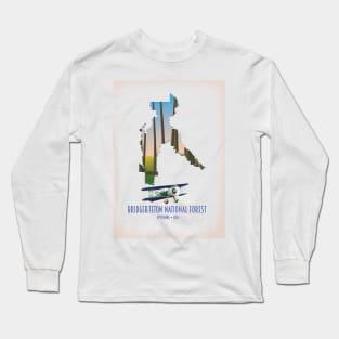 Bridger-teton national forest map Long Sleeve T-Shirt